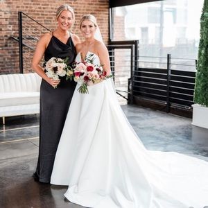 Amsale Alicia Dress Size 8- Black.